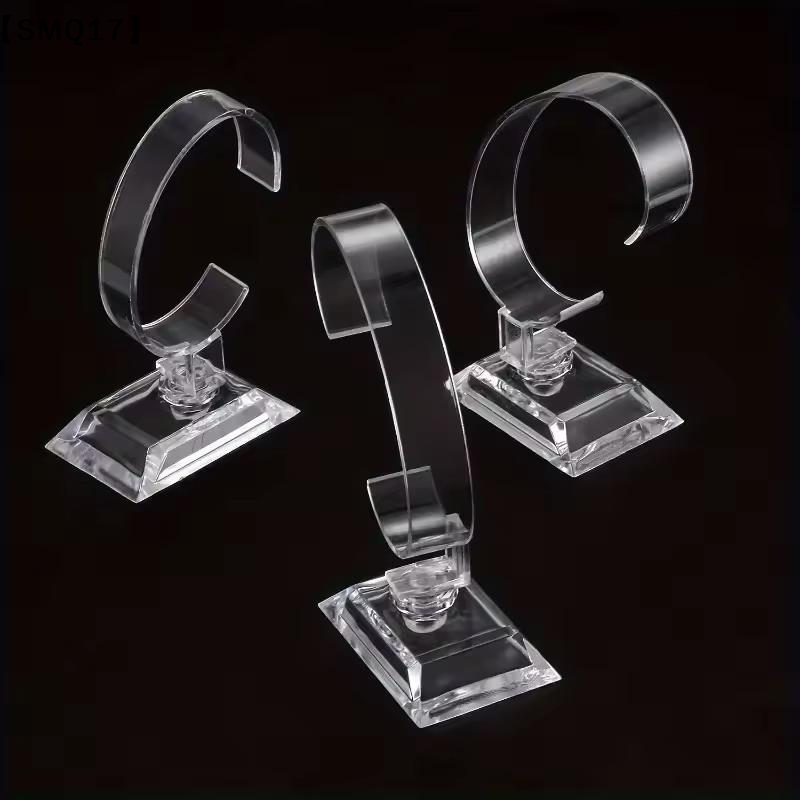 5個入り腕時計ディスプレイスタンド、Cサークル透明ホルダーカ - Jewelry And Watches Inc のレビューと価格