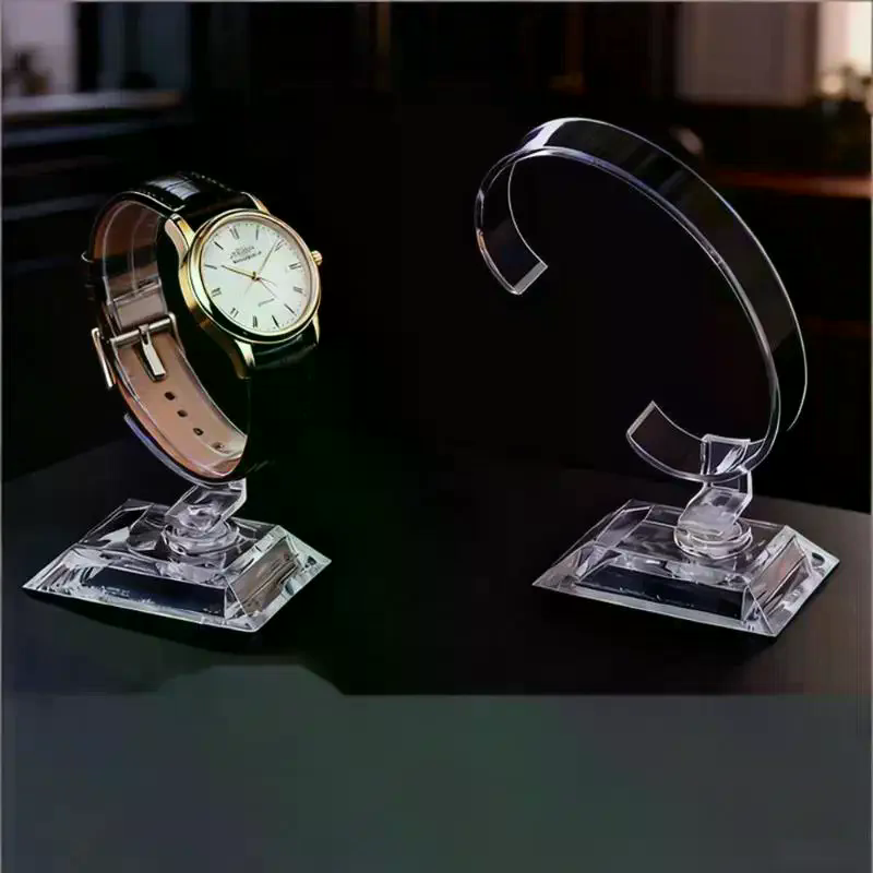 /HTF/時計ディスプレイスタンド、Cサークル透明ホルダーカ - Jewelry And Watches Inc のレビューと価格
