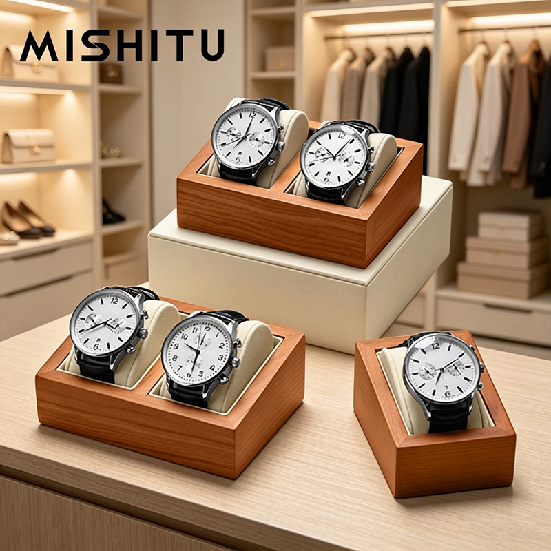 MISHITU 無垢材時計収納ボックス男性腕時計オーガナイザ - Watch Display Box のレビューと価格